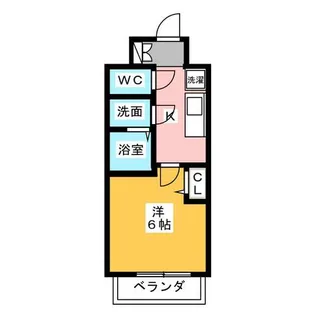 愛知県名古屋市千種区今池5丁目【マンション】の間取り
