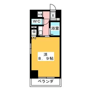 ドール久屋通【2階】の間取り