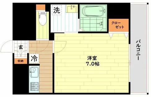 マインズ・コム南森町(旧 フジテラス南森町)【5階】の間取り