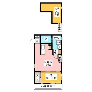 Tribute星崎【2階】の間取り