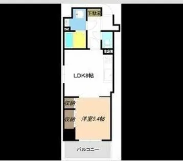 ボワドブローニュ【0601号室】の間取り