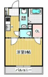 KTIレジデンス若江岩田【2階】の間取り