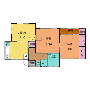 愛知県名古屋市緑区大高町字鷲津【一戸建】の間取り