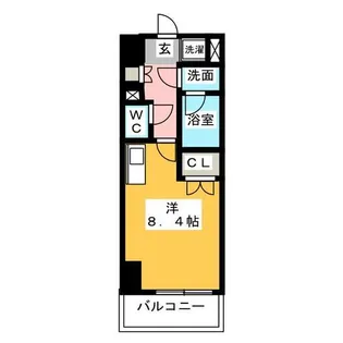 リヴシティ栄弐番館【11階】の間取り