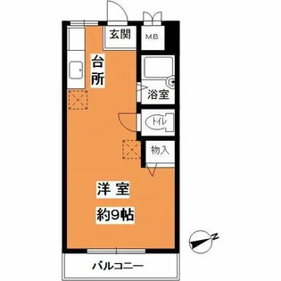 メゾンスイト【1階】の間取り