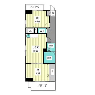 CITYパル【4階】の間取り