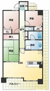 レジディア都島Ⅱ【8階】の間取り