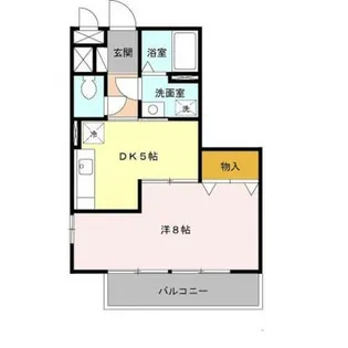 大阪府堺市北区長曽根町【アパート】の間取り