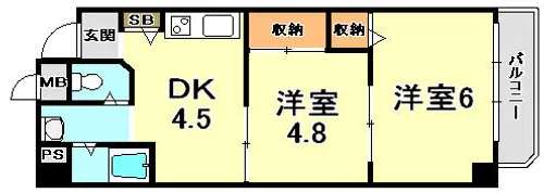 吉本マンション【3階】の間取り
