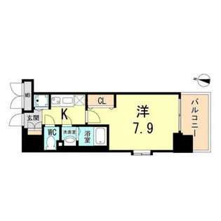 LUXE神戸WEST【7階】の間取り