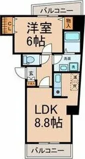 グリーン・ヒルズ【6階】の間取り