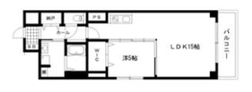 KS駅前ビル【701号室】の間取り