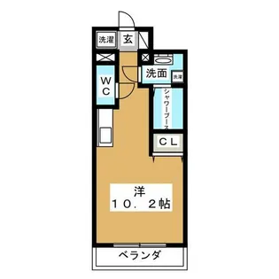 N.S.ZEAL大曽根【14階】の間取り