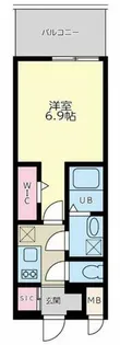 Quintet NAMBA【5階】の間取り