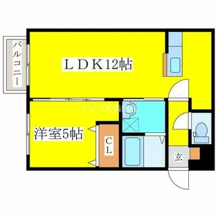 カーサボールパーク【3階】の間取り
