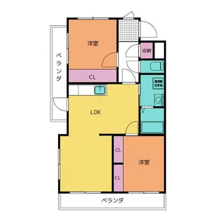 アーバンヴィラ覚王山【1階】の間取り