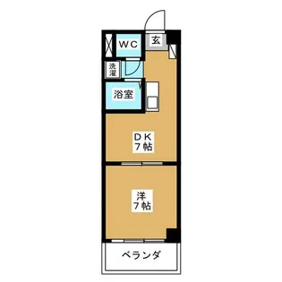 MTなごの1001【3階】の間取り
