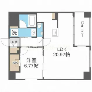 Vinoプレジオ本町【15階】の間取り