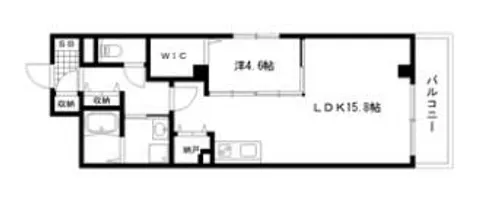KS駅前ビル【503号室】の間取り