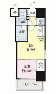 イグレック南本町【4階】の間取り