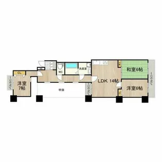せんぼん有彩館【6階】の間取り