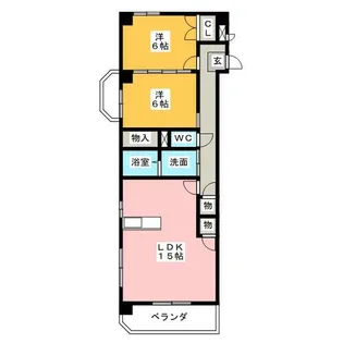 SOLE加木屋【1階】の間取り