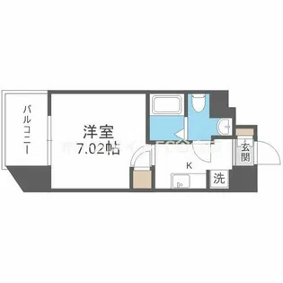 ドゥーエ江坂Ⅲ【8階】の間取り