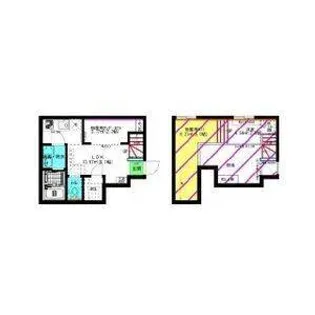 AX港楽【1階】の間取り