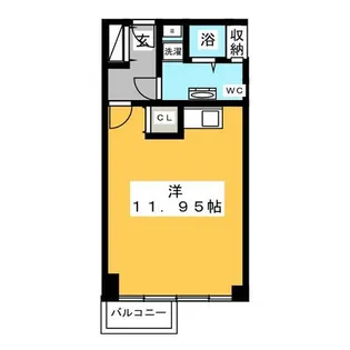 ミュプレ矢場町【12階】の間取り