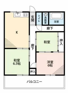 マンション バレンシア【3階】の間取り