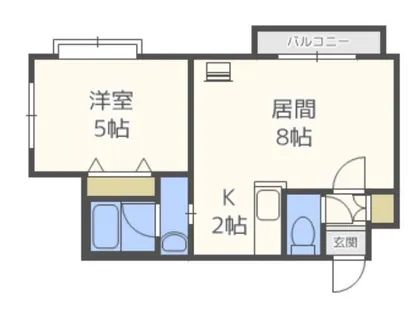 ノヴァ二十四軒【3階】の間取り