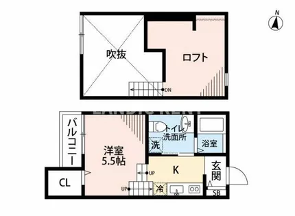 キキ・ド・kuma【1階】の間取り