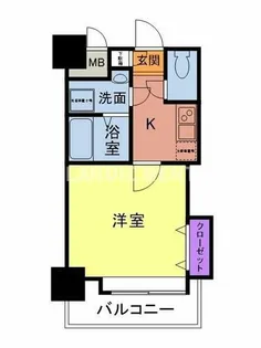 ダイナコートエスタディオ東公園Ⅱ【9階】の間取り