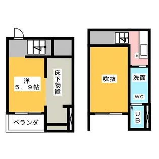 フルマーレ【1階】の間取り