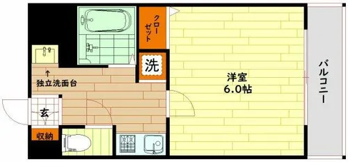 大阪府大阪市城東区今福東1丁目【マンション】の間取り