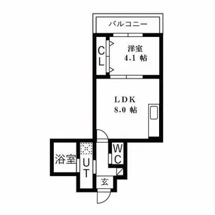 Escudo 黎【2階】の間取り