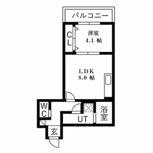Escudo 黎【3階】の間取り
