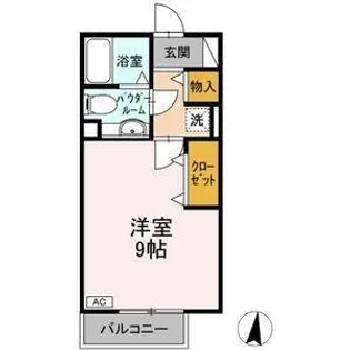 プレストンズ旭ヶ丘【2階】の間取り