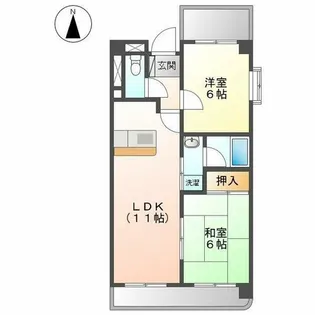 アークヒル【1003号室】の間取り