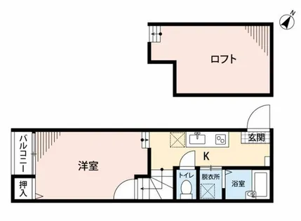 カトルセゾン博多【2階】の間取り