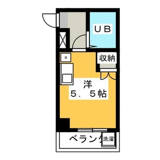 1Rの間取り画像