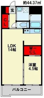 VENT CREST【6階】の間取り