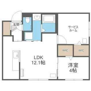 precious Kotoni (プレシャスコトニ)【206号室】の間取り