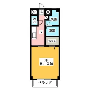 プランドール A棟【2階】の間取り