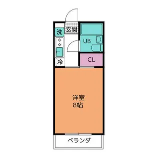 パレス石川【2階】の間取り