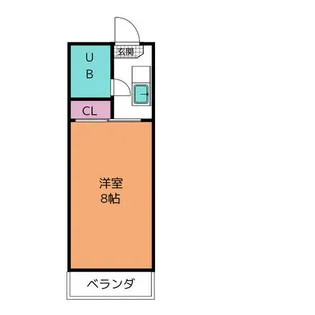パレス清水【1階】の間取り