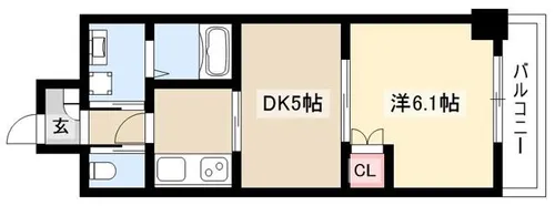 コアレジデンス【10階】の間取り