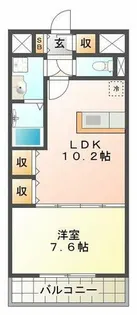 フォレストビュー【2階】の間取り