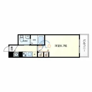 コンフォリア北浜【15階】の間取り