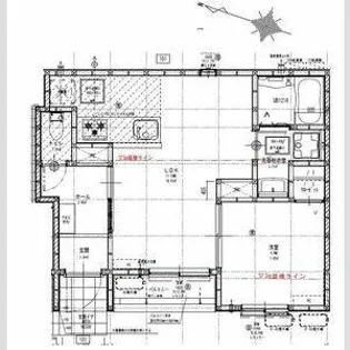 リーブルファイン下之一色町Ⅲ 2号棟【1階】の間取り
